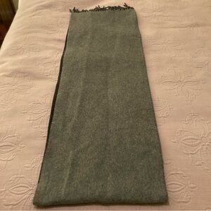 Banana Republic Reversible Cashmere  Gray Scarf
